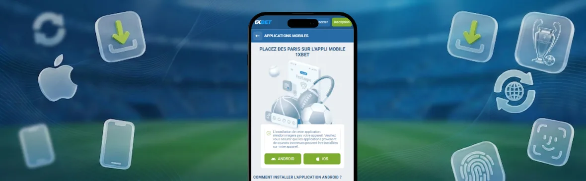 Installation de 1xBet sur iPhone et iPad (iOS)