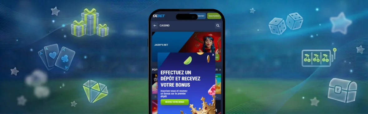 Pack de bienvenue casino 1xBet
