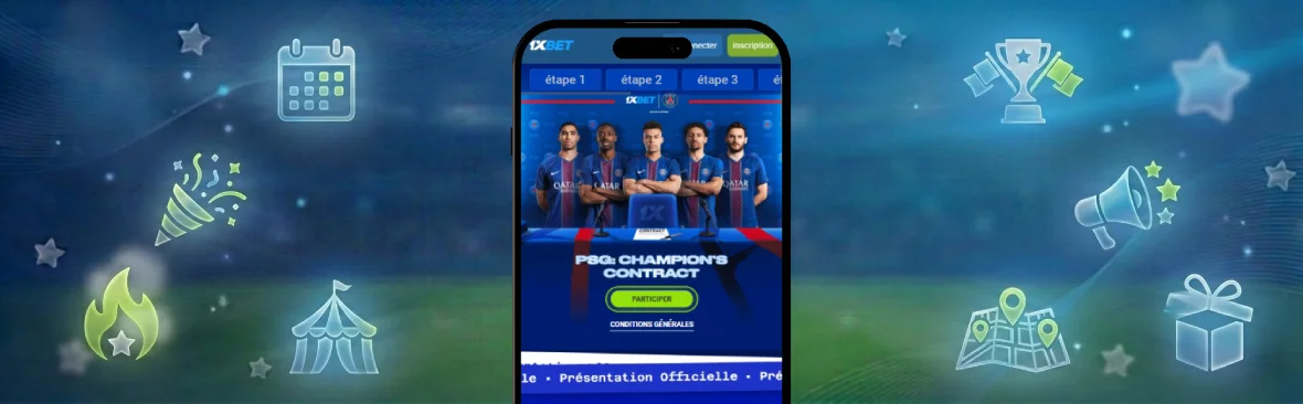 Promotions événementielles 1xbet